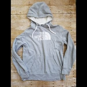 The North Face grey hoodie Sweatshirt